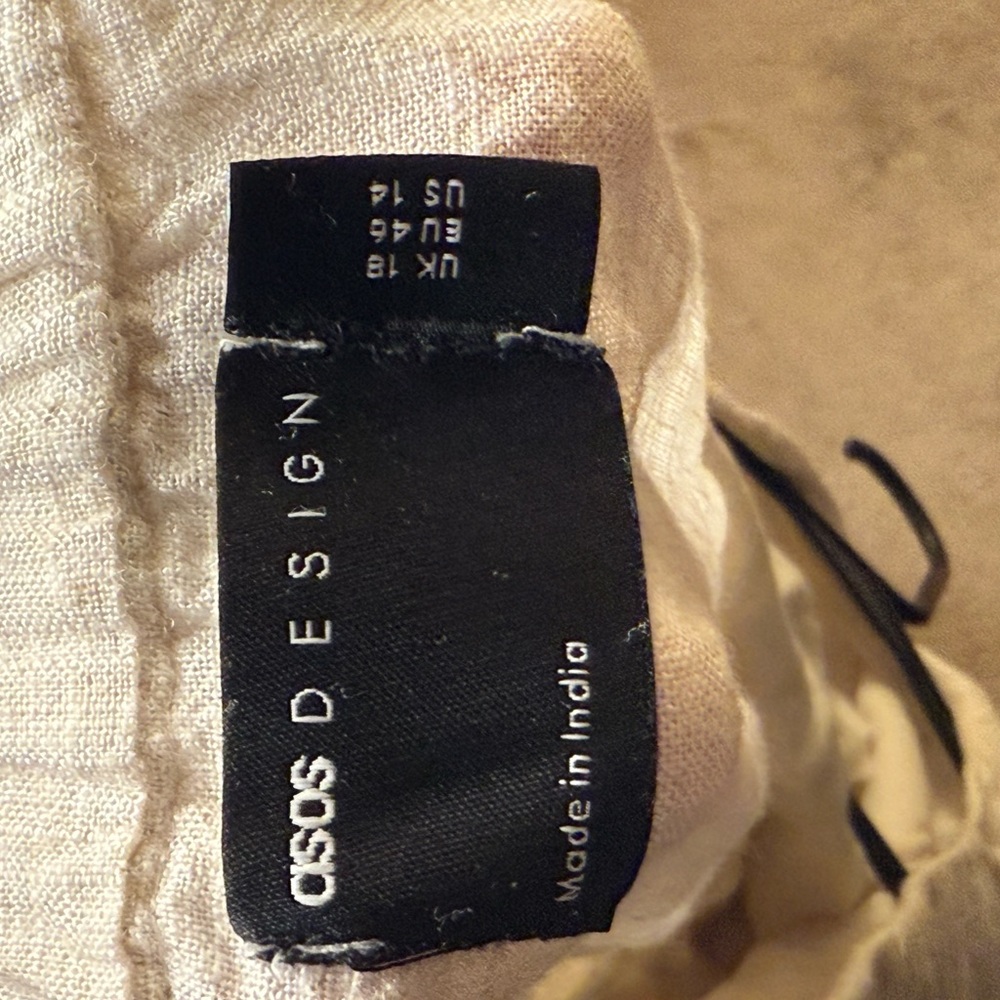 ASOS Curve Backless Cream Dress - Picture 3 of 3